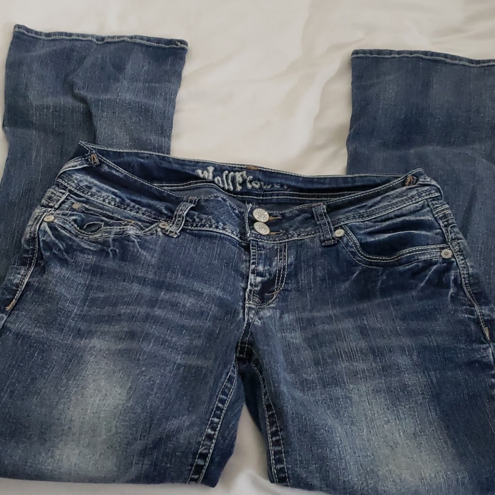 Stretchy  bootcut Jean's 30” inseam